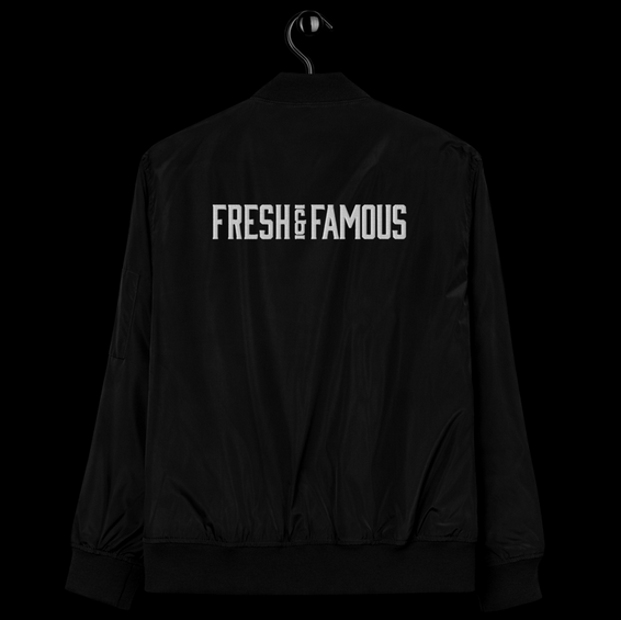 sustainable bomber jacket