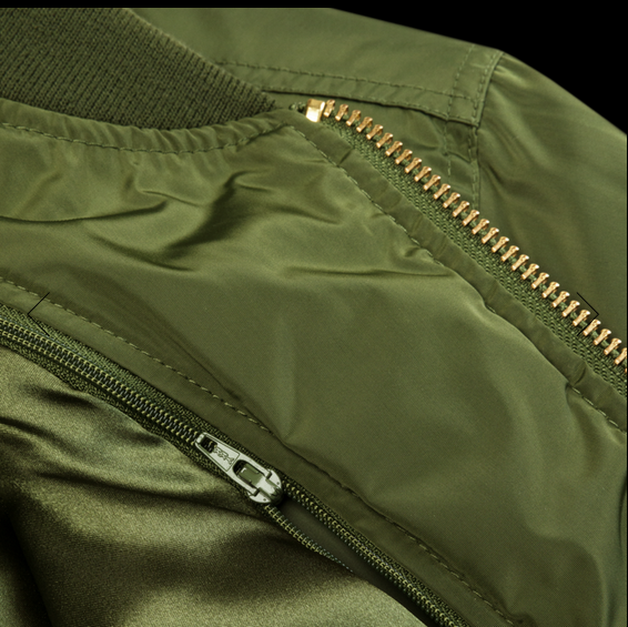 sustainable bomber jacket
