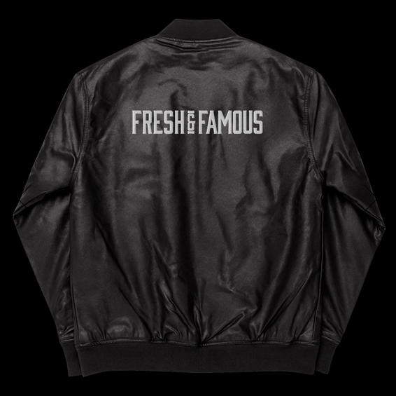 Men’s Leather Bomber Jacket
